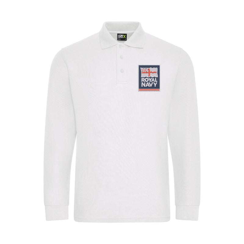 Royal Navy Long Sleeve Polo Shirt