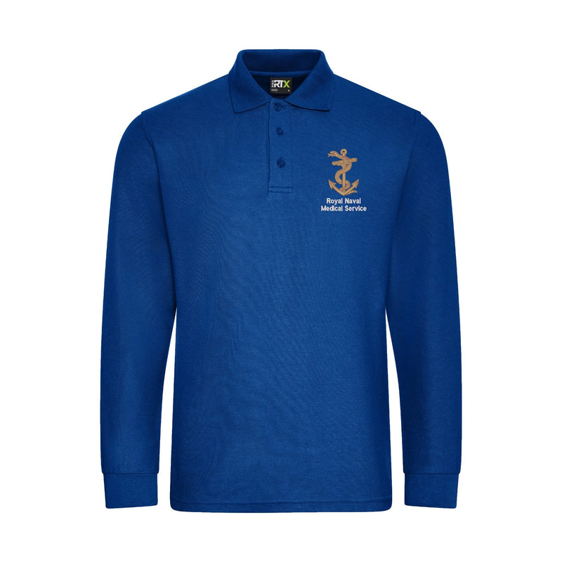 Royal Navy Medical Service Long Sleeve Polo Shirt