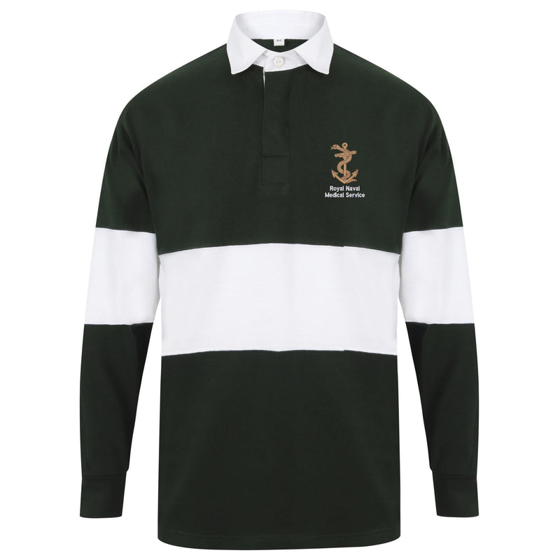 Royal Navy Medical Service Long Sleeve Panelled Rugby Shirt