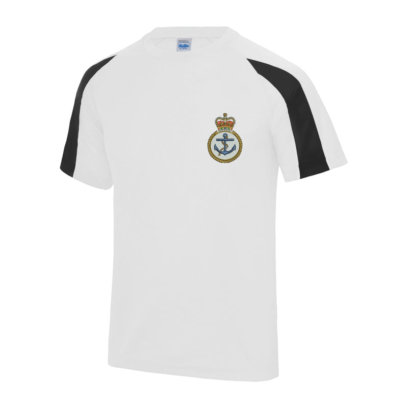 Royal Navy Petty Officer Contrast Polyester T-Shirt