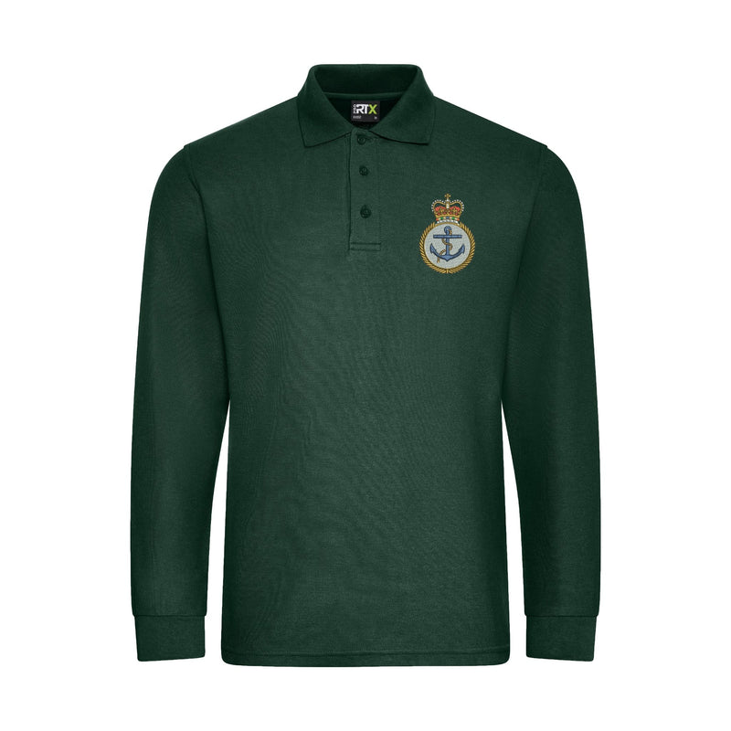 Royal Navy Petty Officer Long Sleeve Polo Shirt