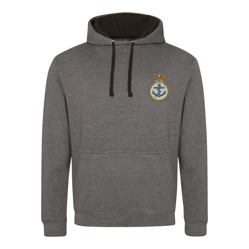 Royal Navy Petty Officer Varsity Contrast Hoodie
