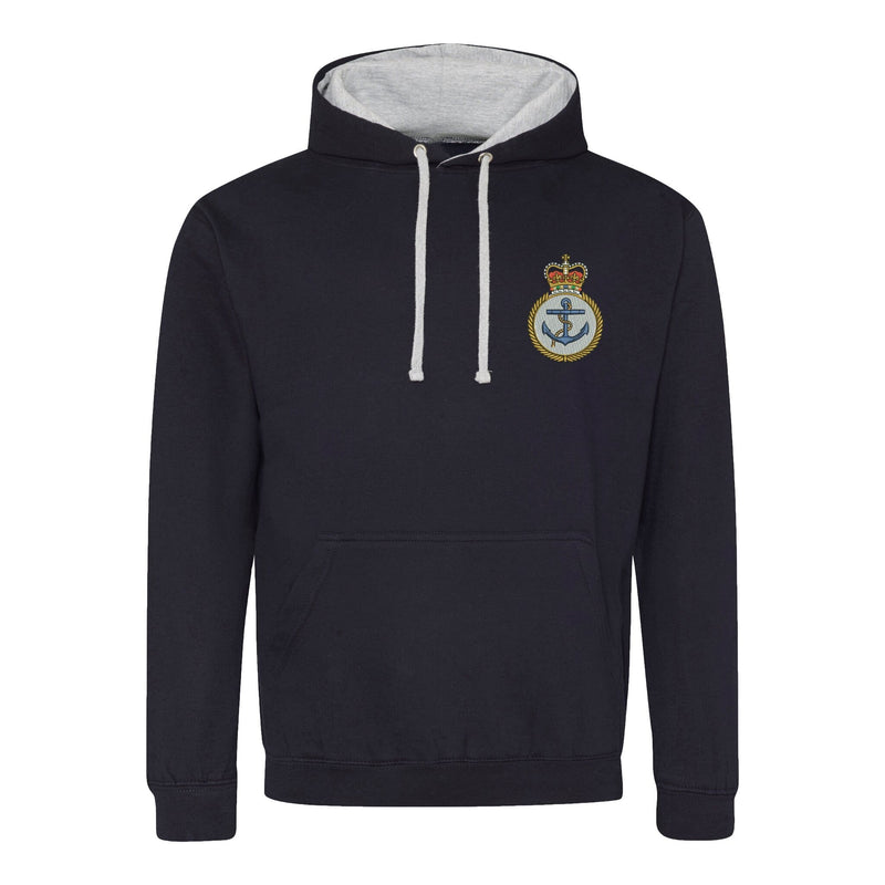 Royal Navy Petty Officer Varsity Contrast Hoodie