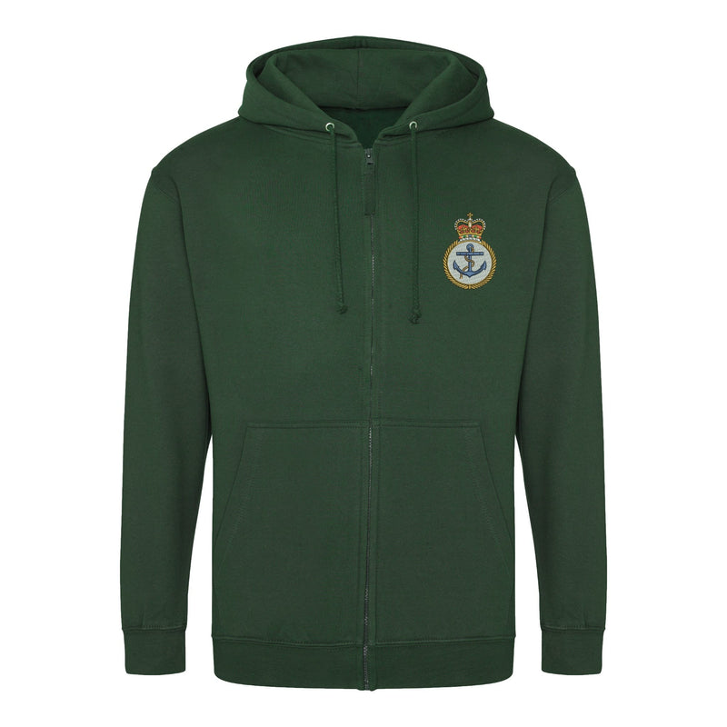 Royal Navy Petty Officer Zipped Hoodie