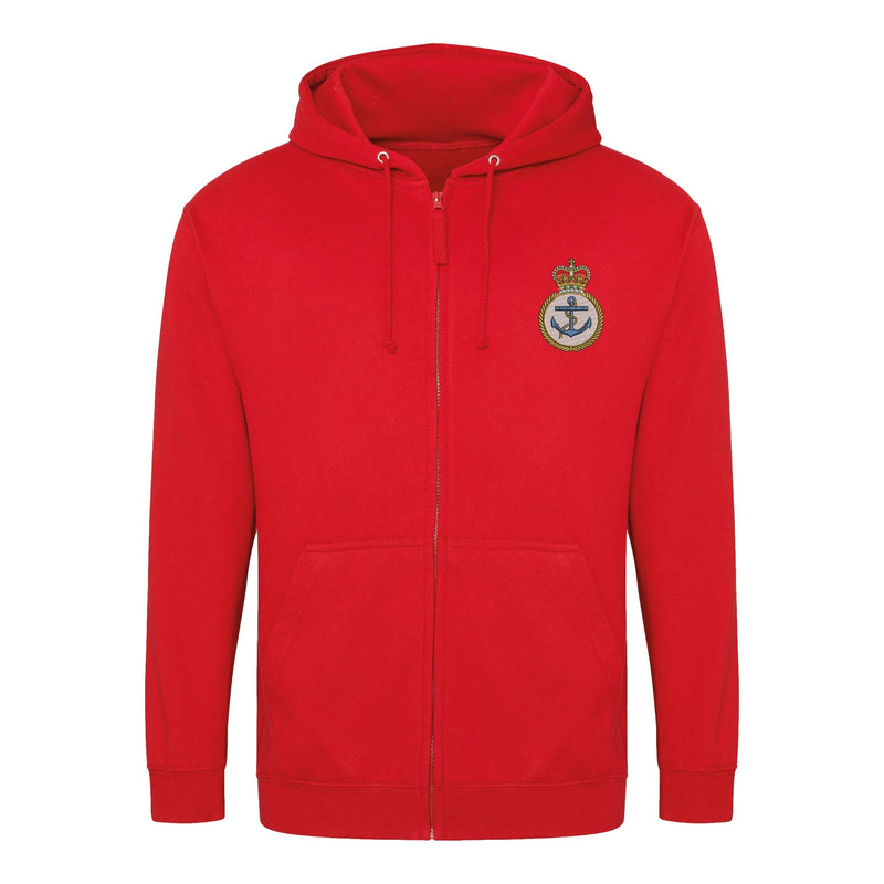 Royal Navy Petty Officer Zipped Hoodie