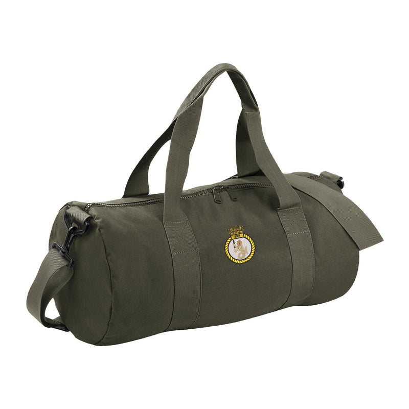 Royal Navy Police Crest Barrel Bag