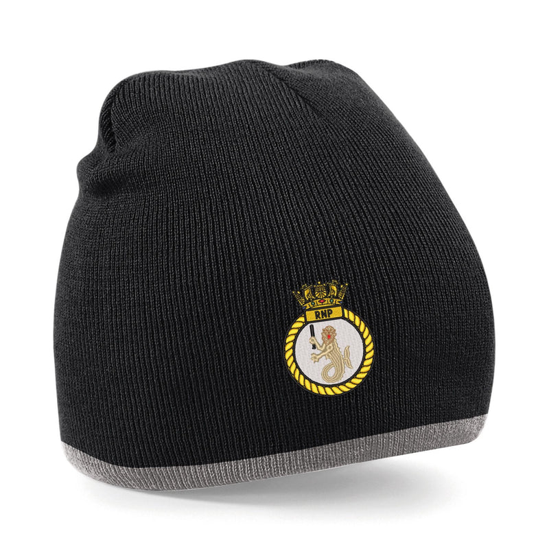 Royal Navy Police Crest Beanie Hat