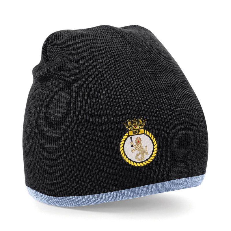 Royal Navy Police Crest Beanie Hat