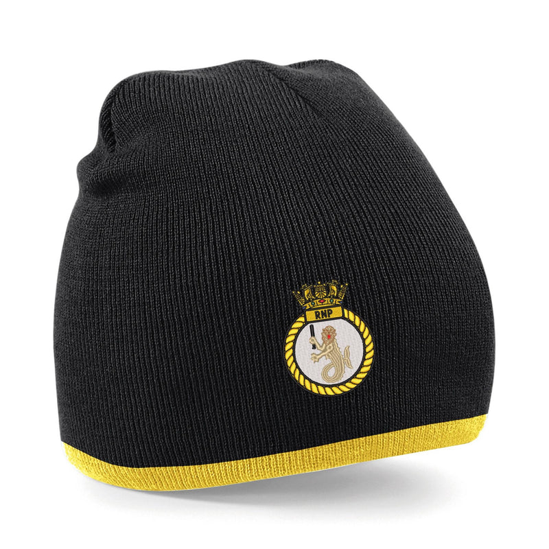 Royal Navy Police Crest Beanie Hat