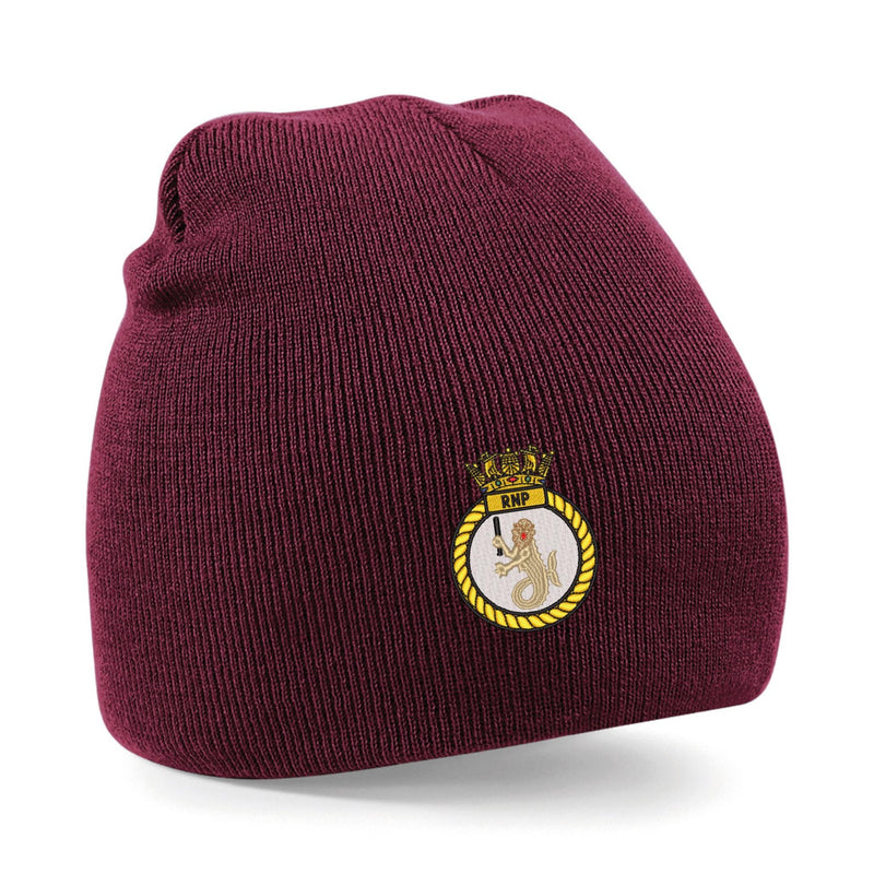 Royal Navy Police Crest Beanie Hat