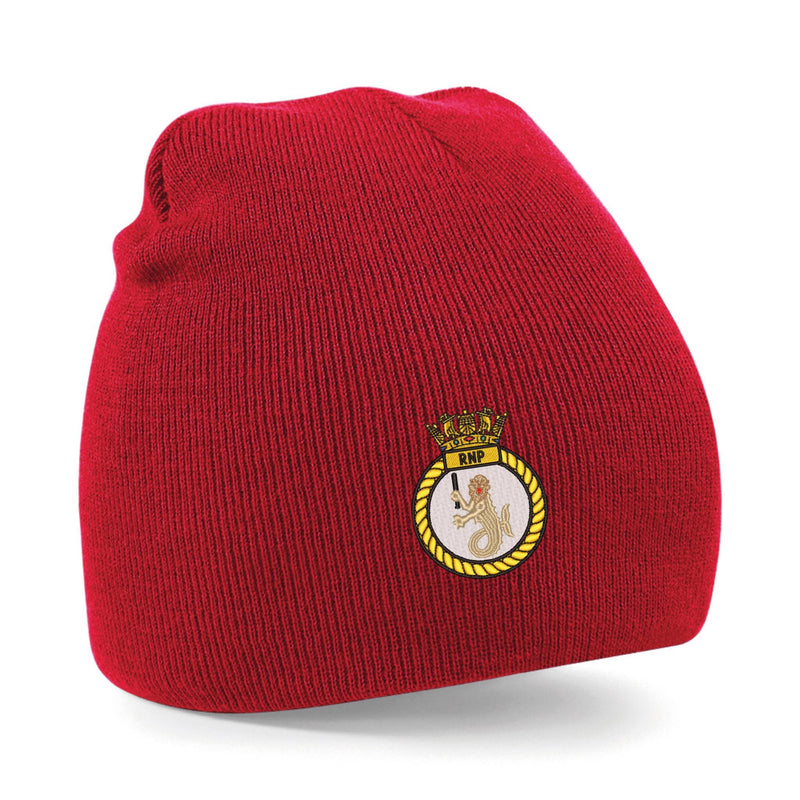 Royal Navy Police Crest Beanie Hat