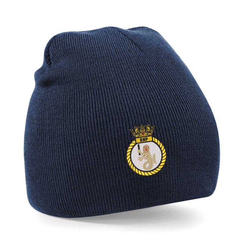 Royal Navy Police Crest Beanie Hat