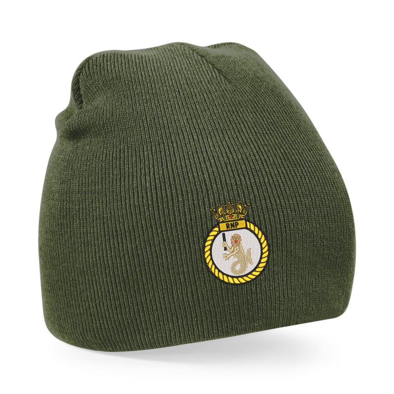 Royal Navy Police Crest Beanie Hat