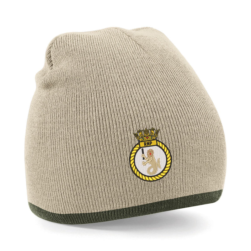 Royal Navy Police Crest Beanie Hat