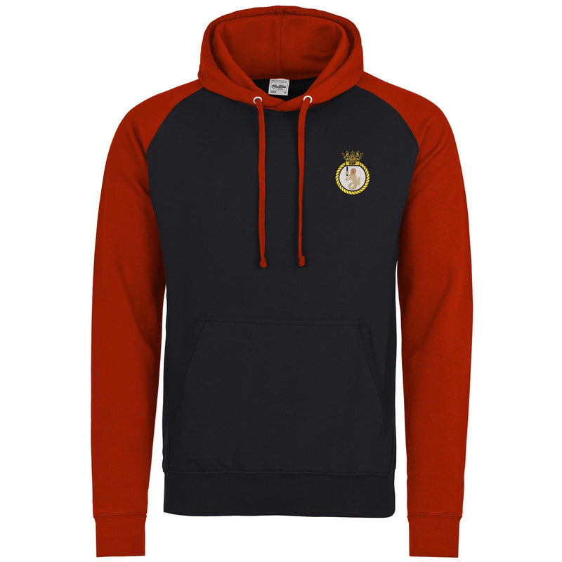 Royal Navy Police Crest Contrast Hoodie