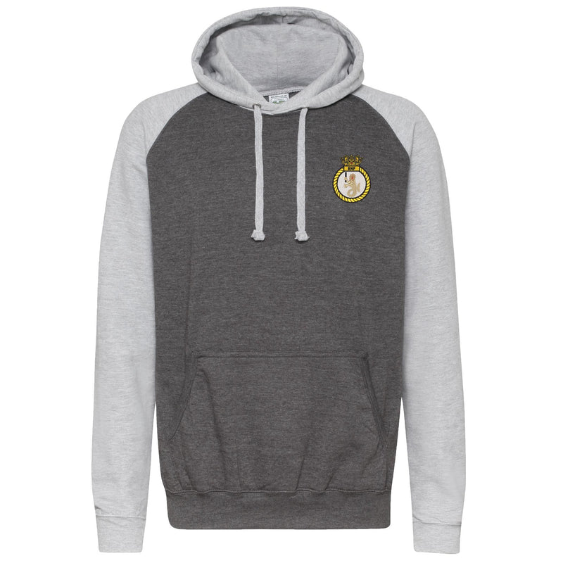 Royal Navy Police Crest Contrast Hoodie
