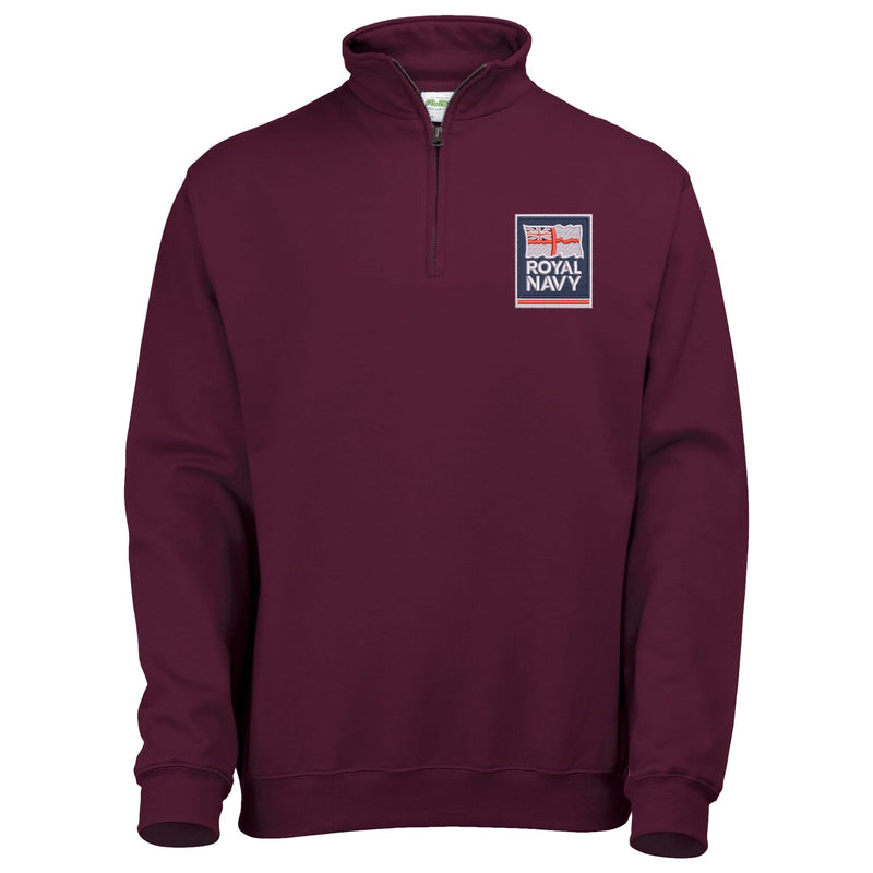 Royal Navy Quarter Zip Sweatshirt