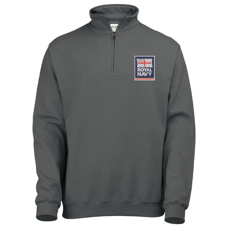 Royal Navy Quarter Zip Sweatshirt