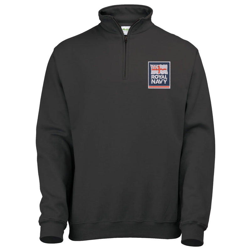 Royal Navy Quarter Zip Sweatshirt