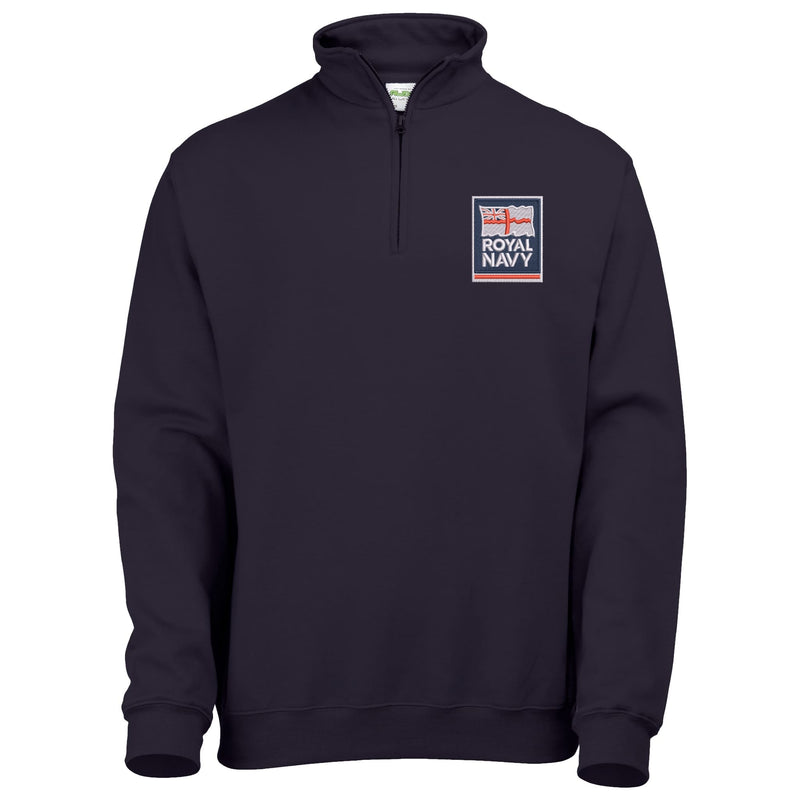 Royal Navy Quarter Zip Sweatshirt