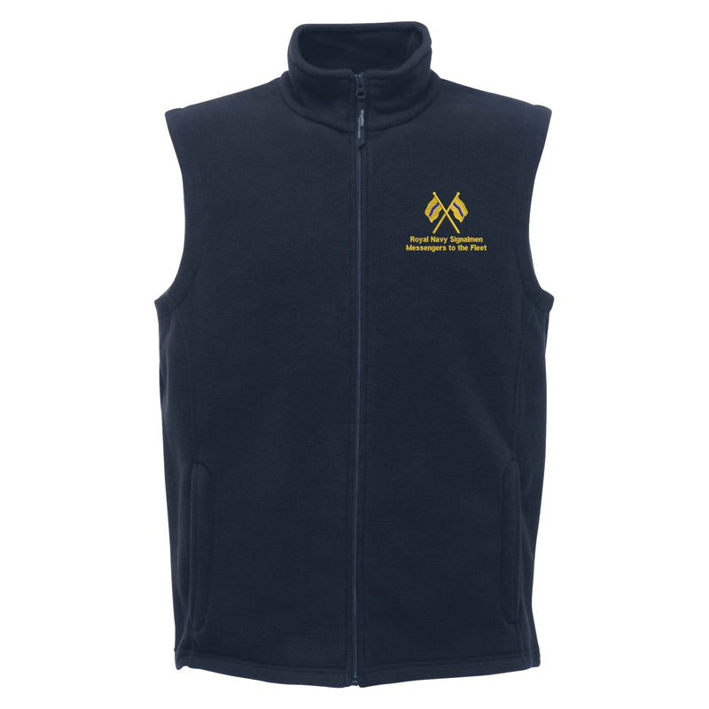 Royal Navy Signalmen Regatta Fleece Bodywarmer