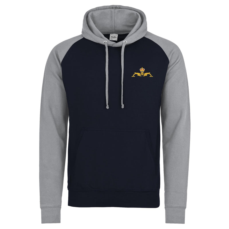 Navy Submariner Contrast Hoodie