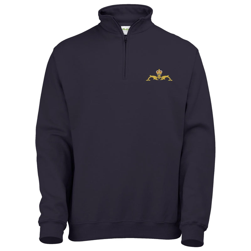 Royal Navy Submariner Quarter Zip Sweatshirt