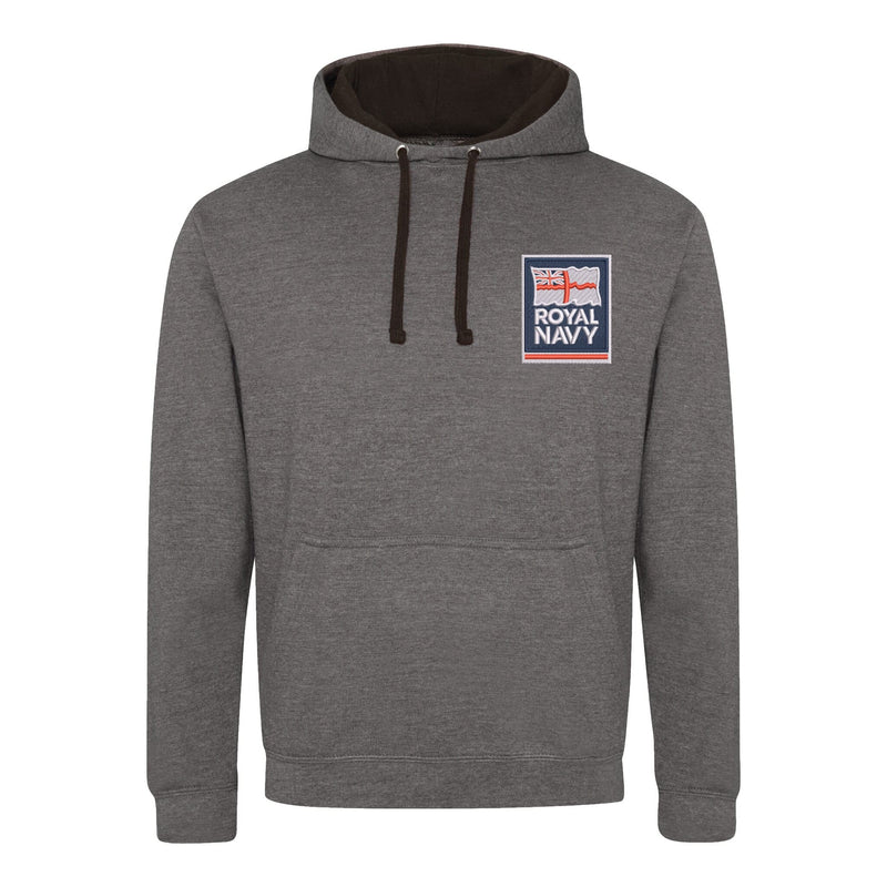 Royal Navy Varsity Contrast Hoodie