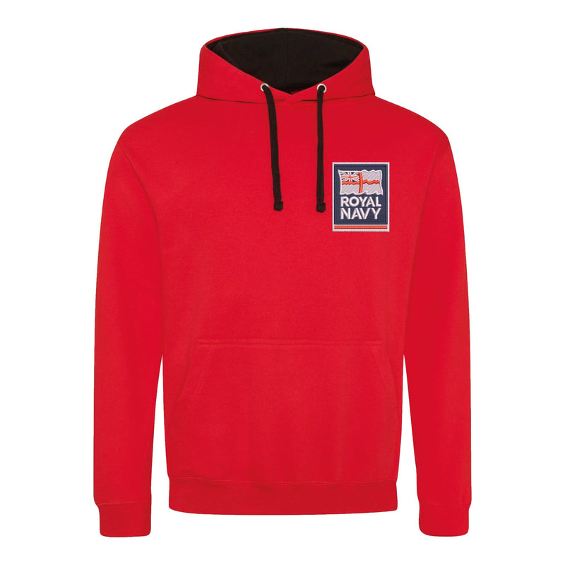 Royal Navy Varsity Contrast Hoodie