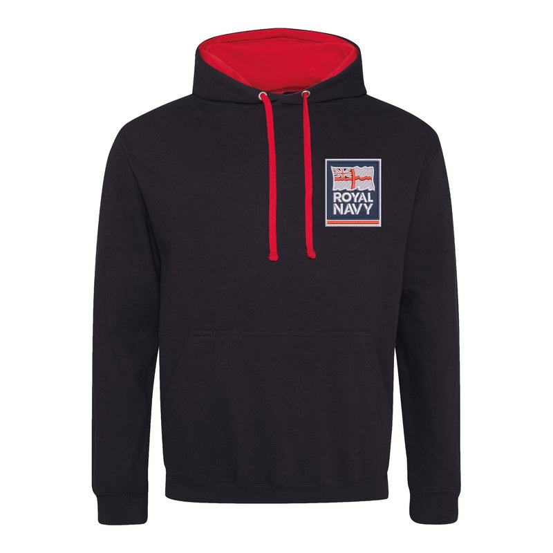 Royal Navy Varsity Contrast Hoodie