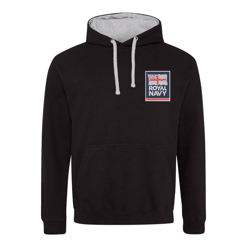 Royal Navy Varsity Contrast Hoodie