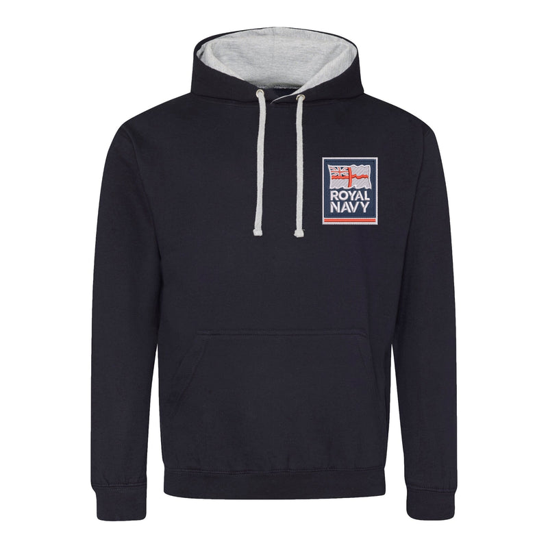 Royal Navy Varsity Contrast Hoodie