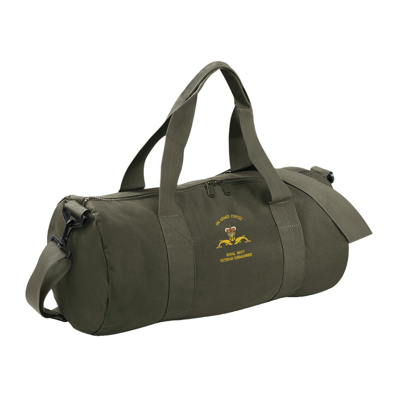 Royal Navy Veteran Submariner Barrel Bag