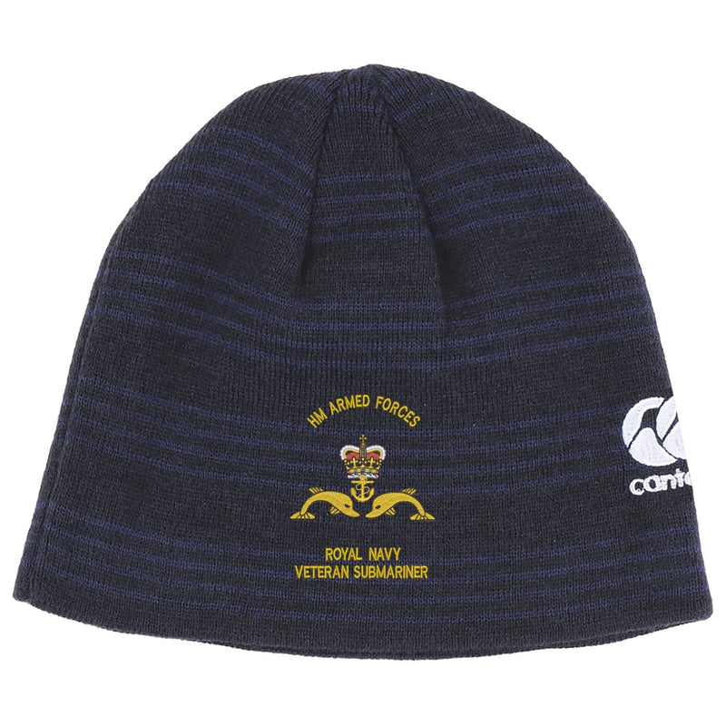 Royal Navy Veteran Submariner Canterbury Beanie Hat