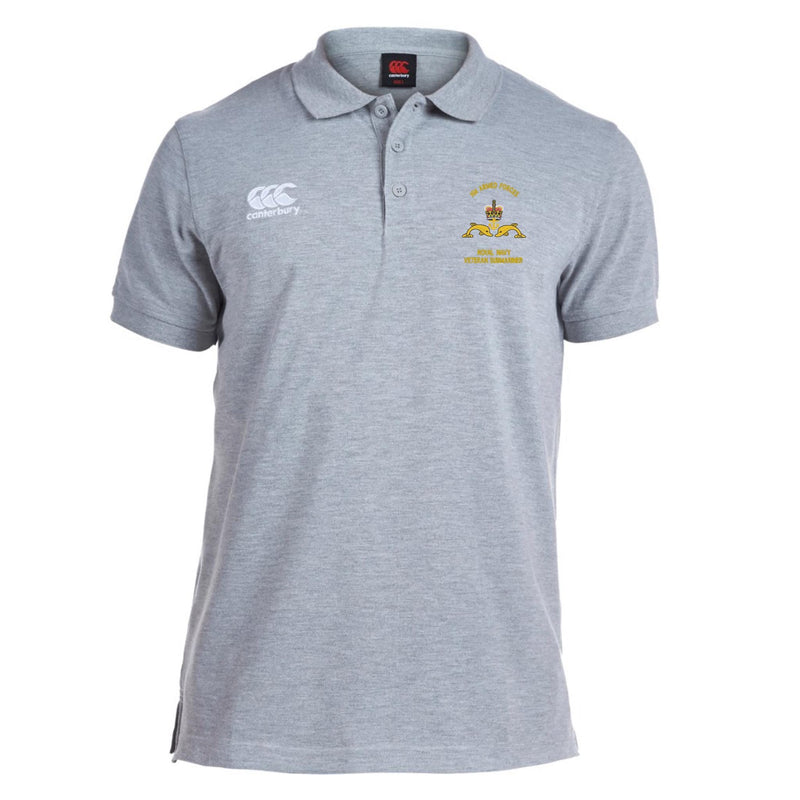 Royal Navy Veteran Submariner Canterbury Rugby Polo