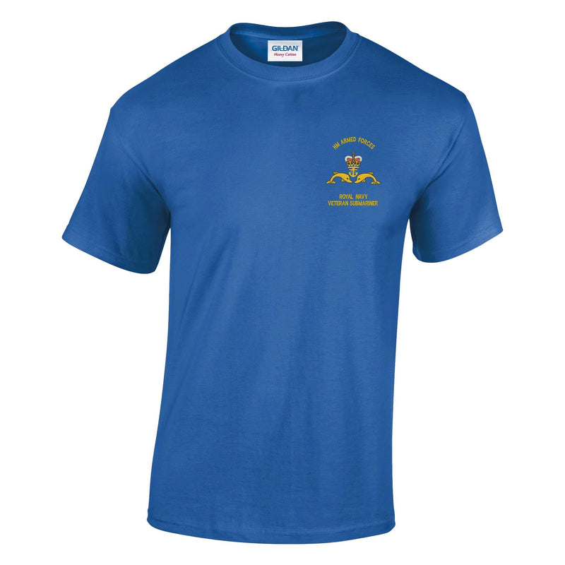 Royal Navy Veteran Submariner Cotton T-Shirt
