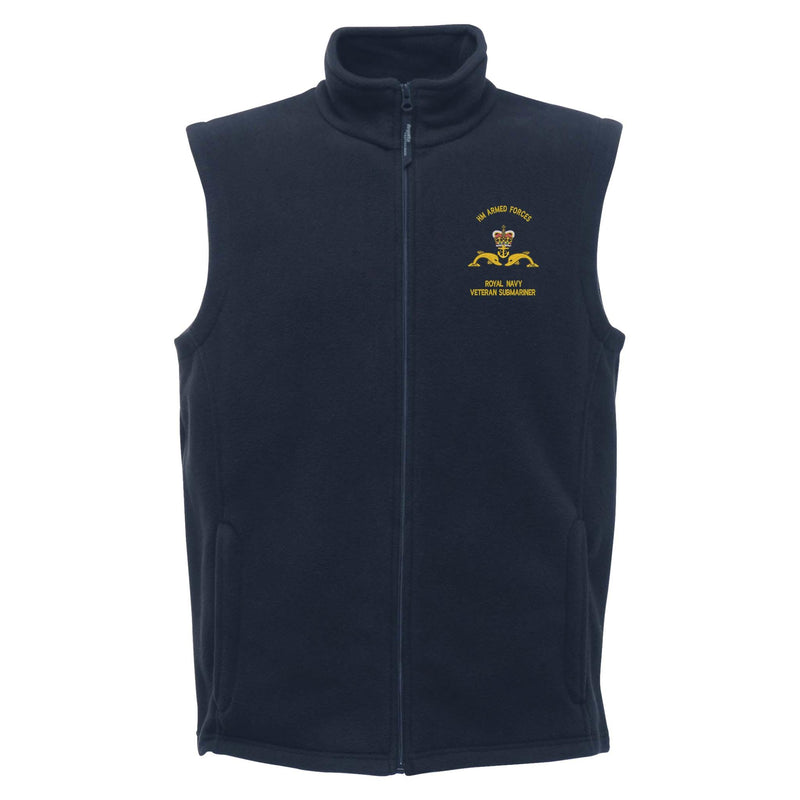 Royal Navy Veteran Submariner Regatta Fleece Bodywarmer