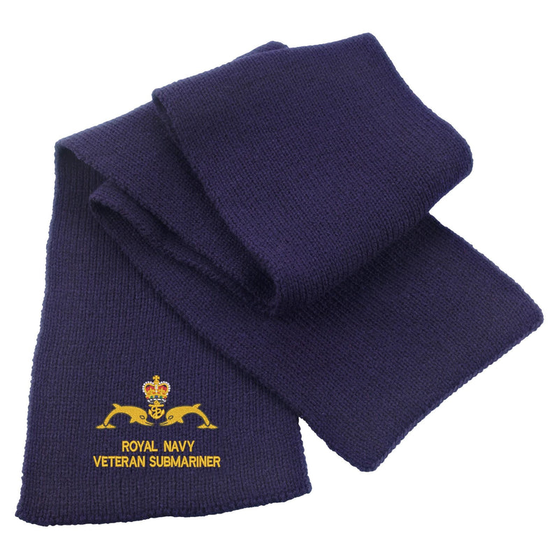 Royal Navy Veteran Submariner Heavy Knit Scarf