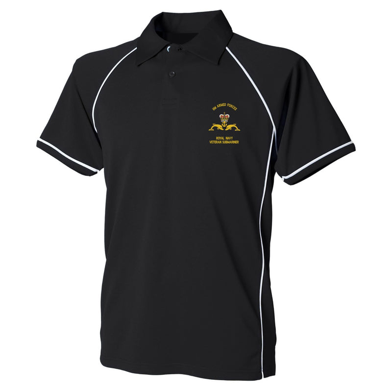 Royal Navy Veteran Submariner Performance Polo