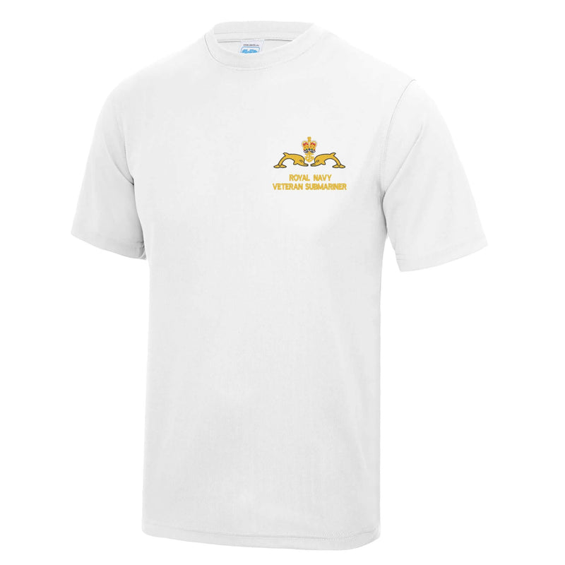 Royal Navy Veteran Submariner Polyester T-Shirt