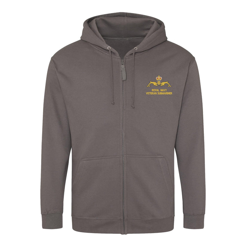 Royal Navy Veteran Submariner Zipped Hoodie