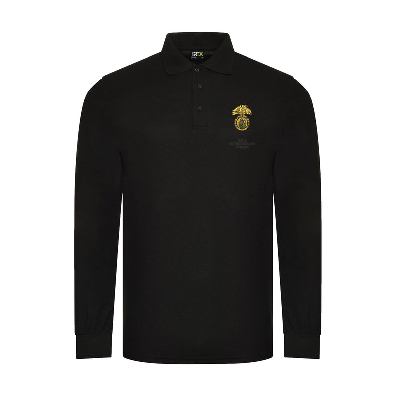 Royal Northumberland Fusiliers Long Sleeve Polo Shirt