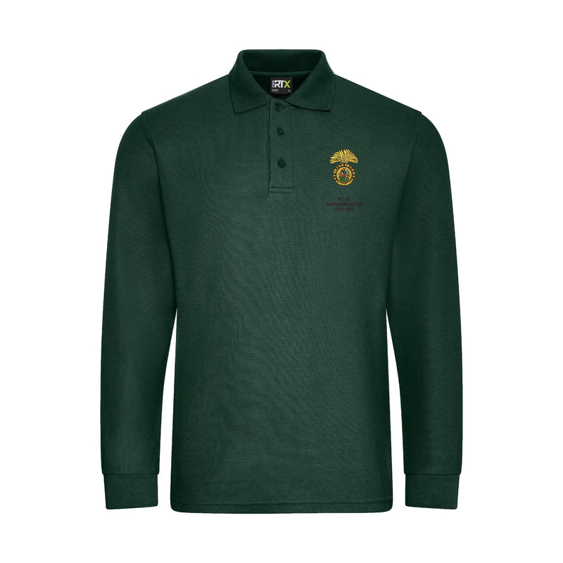 Royal Northumberland Fusiliers Long Sleeve Polo Shirt