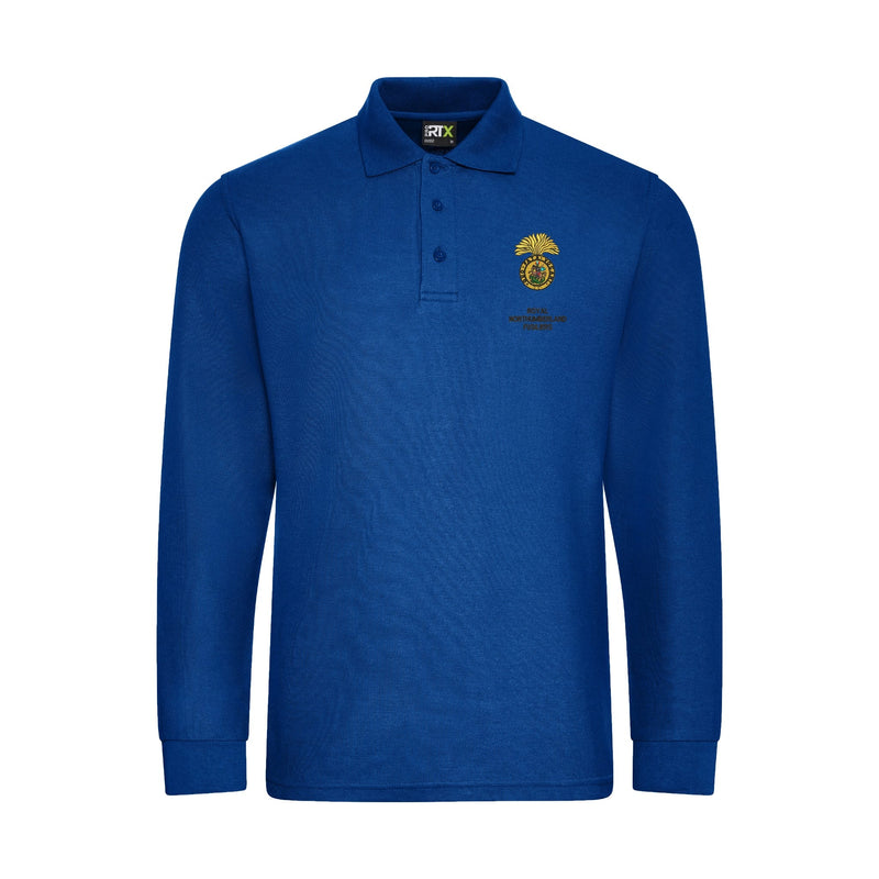Royal Northumberland Fusiliers Long Sleeve Polo Shirt