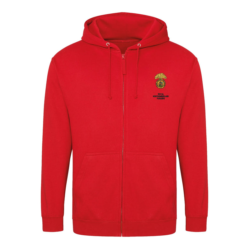 Royal Northumberland Fusiliers Zipped Hoodie