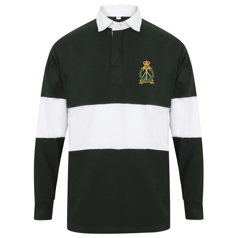 Royal Pioneer Corps Front Row Long Sleeve Panelled Rugby Shirt