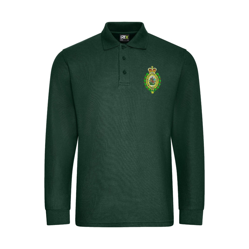 Royal Regiment of Fusiliers Long Sleeve Polo Shirt