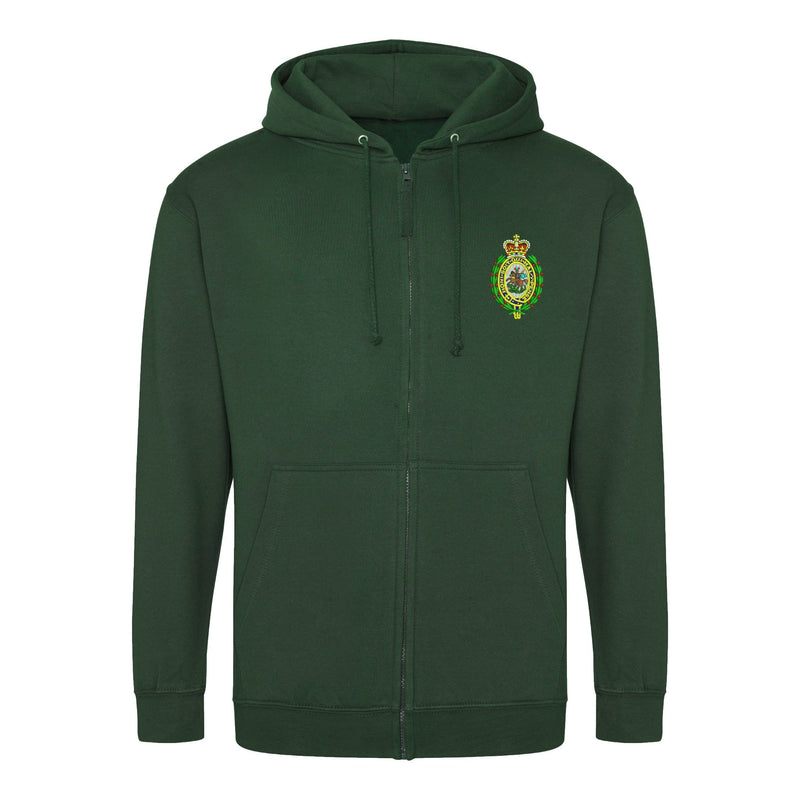 Royal Regiment of Fusiliers Zipped Hoodie