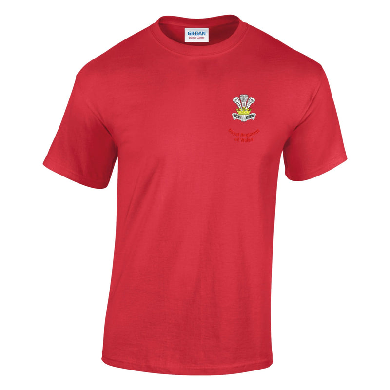 Royal Regiment of Wales Cotton T-Shirt