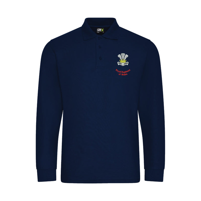 Royal Regiment of Wales Long Sleeve Polo Shirt